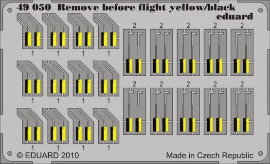 Remove Before Flight - yellow/black 1:48