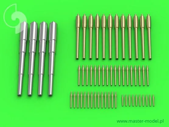 Russian battleship Tsesarevich (1904) armament 1:350