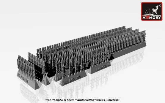 Pz.Kpfw.III 56cm Winterketten 1944-45 1:72 Pz.Kpfw.III 56cm Winterketten 1944-45 1:72
