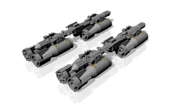 ZBD-4UT w/ 4x OFAB-100-120 bombs 1:48