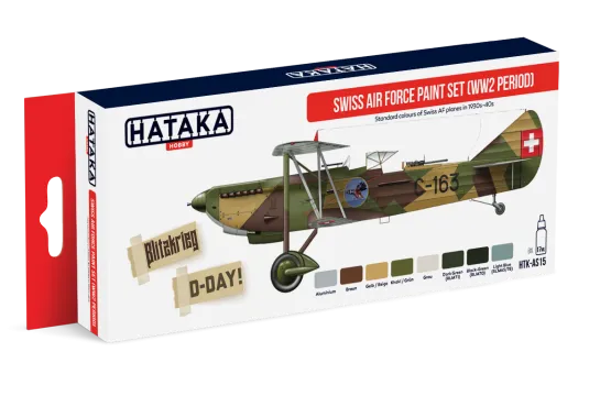 Swiss Air Force Paint Set (WW2 period)