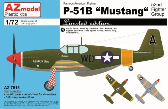 P-51B Mustang 52ND FG 1:72