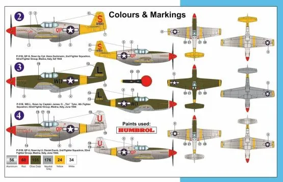 P-51B Mustang "52ND FG" 1:72