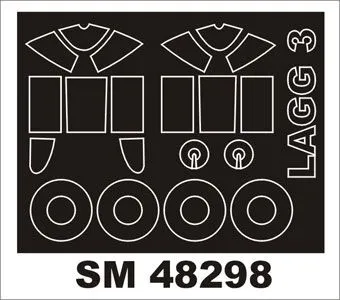 LaGG-3 mask für ICM 1:48