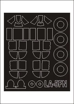 La-5FN mask for Zvezda 1:48