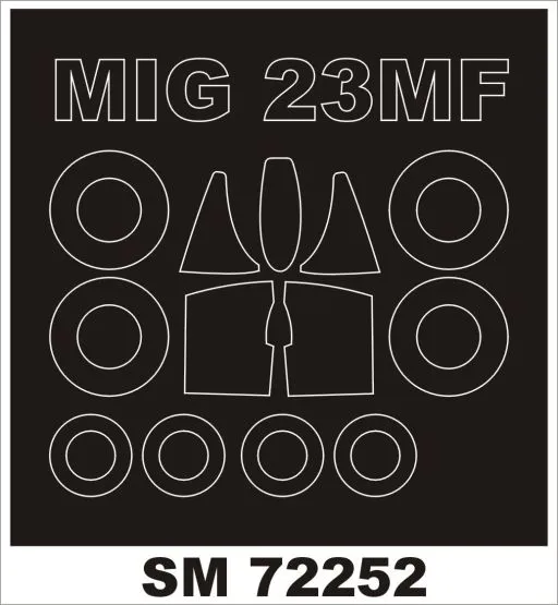 MiG-23MF/ML mask for KP/ RV 1:72