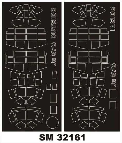 Junkers Ju-87G mask für Trumpeter 1:32