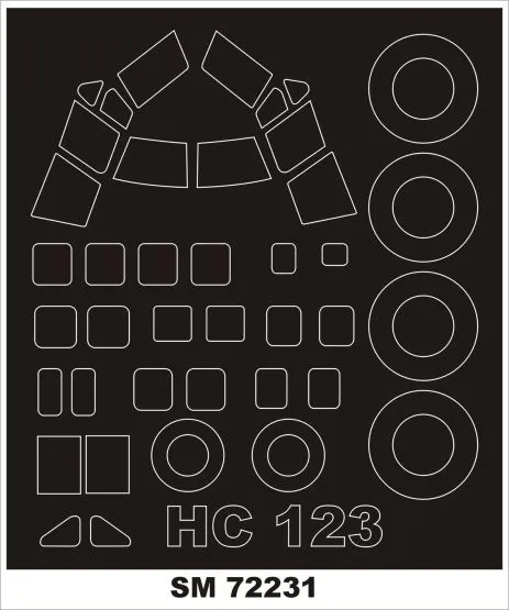 HC-123B Provider mask for Roden 1:72