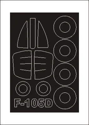 F-105D mask for Trumpeter 1:72