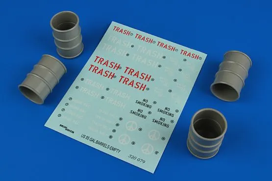 US 55 gallon barrels (empty) 1:32