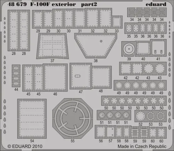 F-100F exterior für Trumpeter 1:48