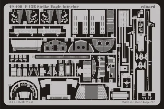 F-15E interior S.A. for Academy 1:48