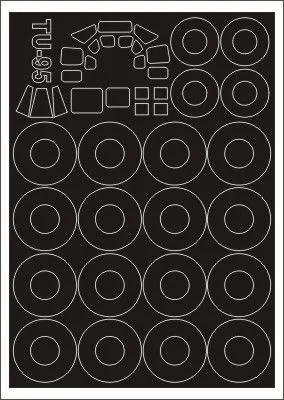Tu-95 Mask for Trumpeter 1:72