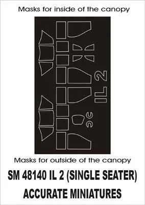 Il-2 Mask for Accurate Mi. 1:48