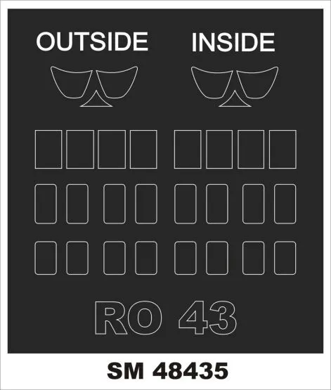 IMAM Ro-43 mask für Special Hobby 1:48