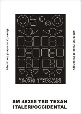 T-6 Texan mask for Italeri 1:48