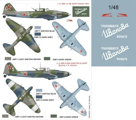 Il-2M3 super mask für Tamiya Part.4 1:48