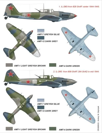Il-2M3 super mask für Tamiya Part.3 1:48