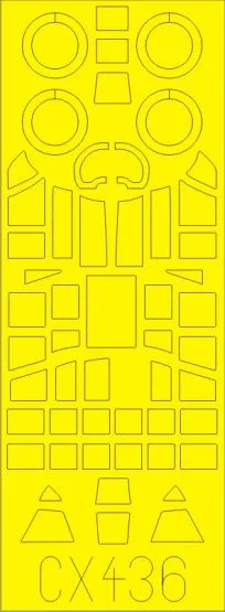 Ju 87B-1 mask for Airfix 1:72