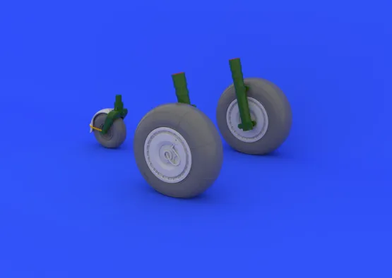 Ju 88 wheels late für Dragon 1:48
