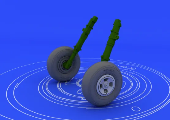Spitfire wheels - 4 spoke for Eduard 1:48