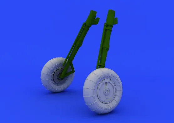 Bf 109G-10 wheels for Eduard 1:48