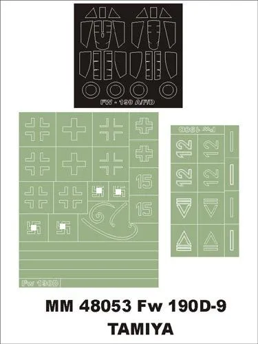 Fw 190D-9 Maxi Mask for Tamiya 1:48