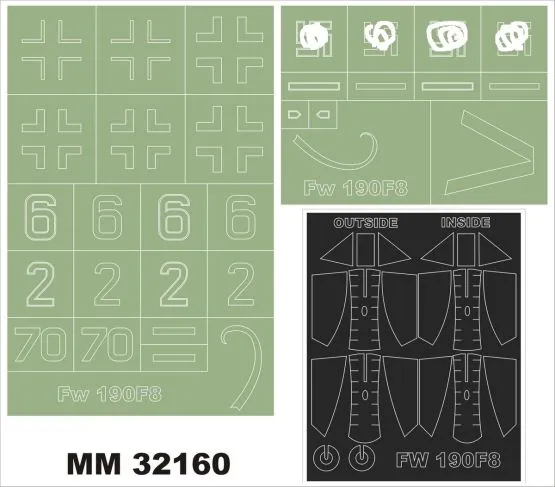 Fw 190F-8 Maxi Mask for Revell 1:32