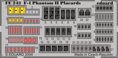 F-4 Phantom II placards 1:48