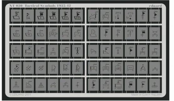 German Tactical Symbols 1935-42 mask 1:35