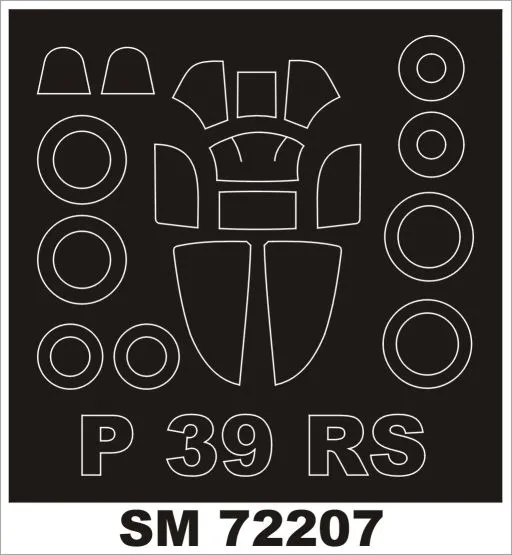 P-39/ P-400 mask for RS Models 1:72