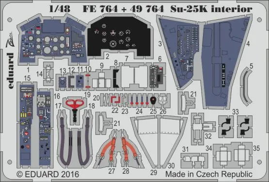 Su-25K interior für KP/ Smer 1:48