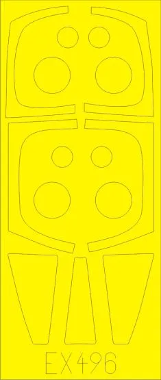 EduardTornado GR.4 mask for Revell 1:48 EduardTornado GR.4 mask for Revell 1:48