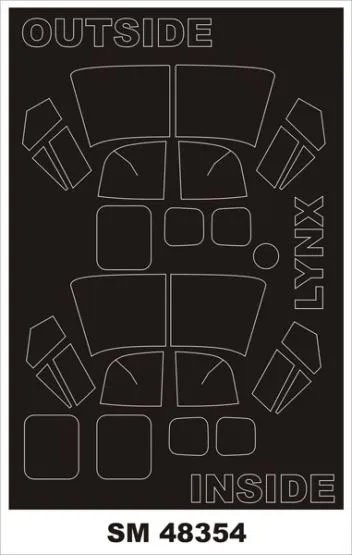 Westland Lynx mask for Airfix 1:48