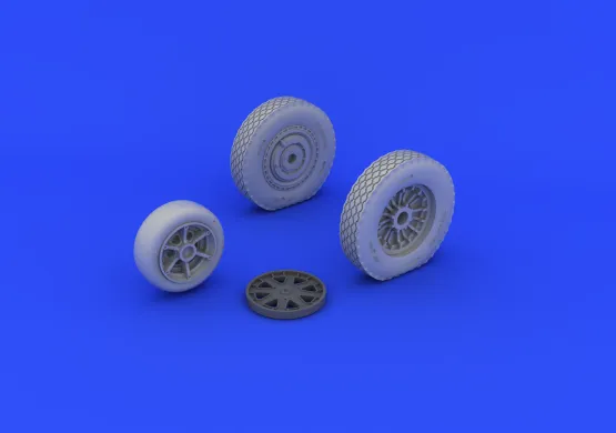 P-39 wheels late für Kitty Hawk 1:32