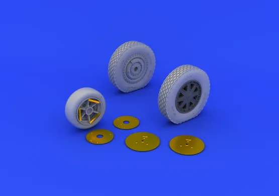 P-39 wheels late für Kitty Hawk 1:32