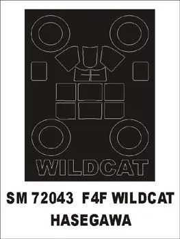 F4F Wildcat mask for Hasegawa 1:72