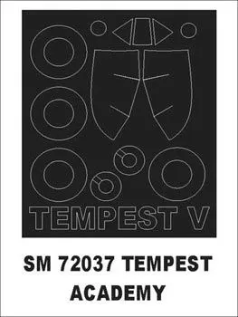 Hawker Tempest mask für Academy 1:72