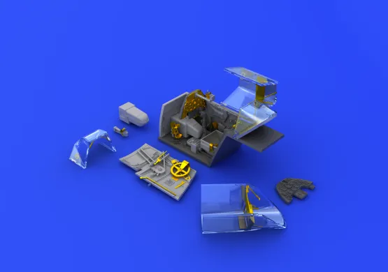 Bf 109G cockpit for Eduard 1:48