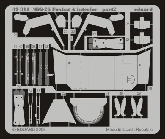 MiG-25 Foxbat A interior 1:48