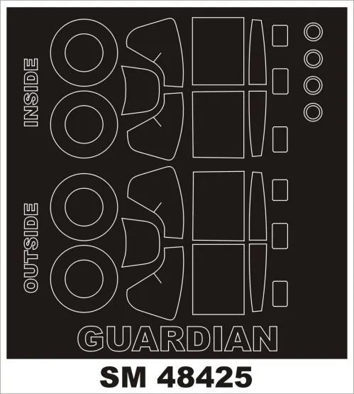AF-2 Guardian mask for Special Hobby 1:48