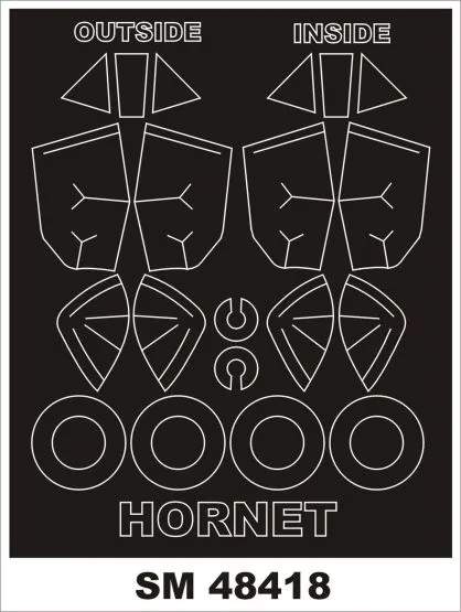 DH. Hornet maks for Trumpeter 1:48