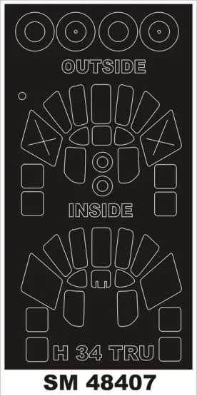 H-34 mask für Trumpeter 1:48