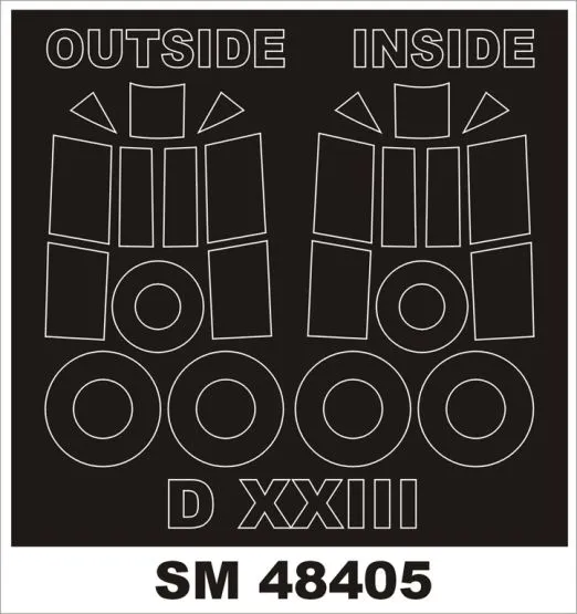 Fokker DXXIII maks for RS Model 1:48