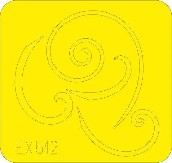 Bf 109G spinner spirals mask 1:48