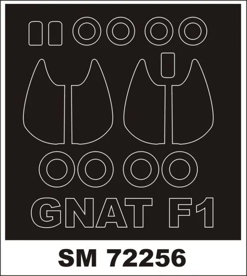 Gnat F.1 mask for Special Hobby 1:72
