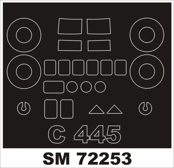 Caudron C-445 mask für RS Models 1:72