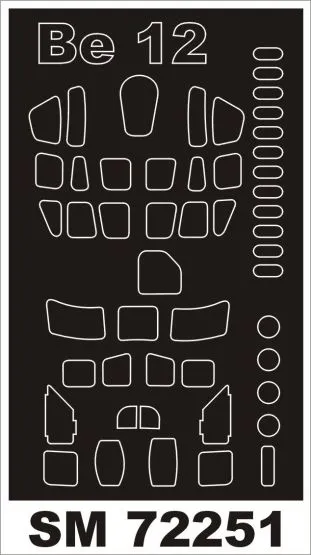 Be-12 mask for Modelsvit 1:72