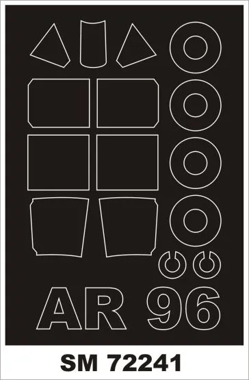 Arado Ar 96 mask for Special Hobby 1:72