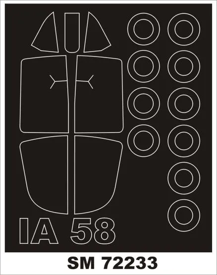IA-58 Pucara mask für Special Hobby 1:72